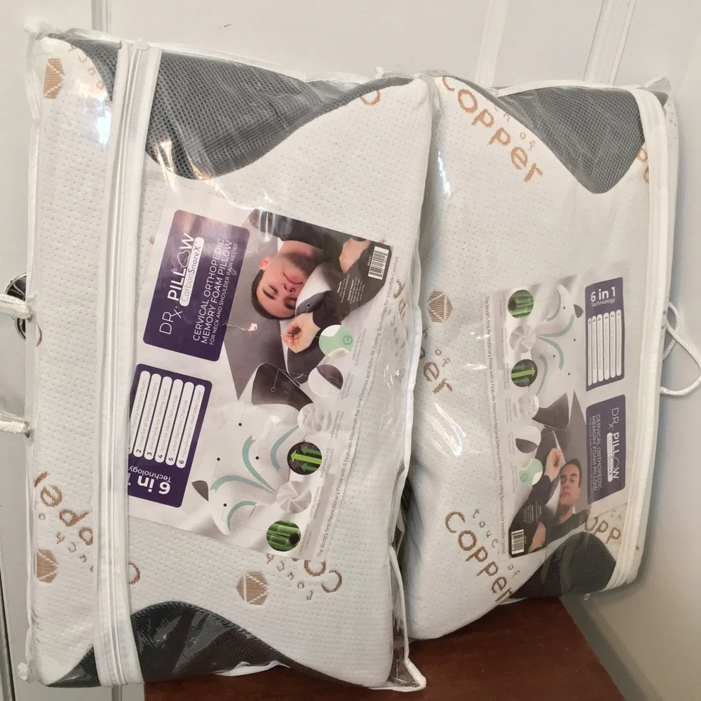 Dr. Pillow Carbon SnoreX Pillow. Cervical Orthopaedic memory foam pillow - Picture 5 of 12
